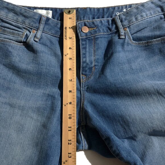 Gap 1969 Perfect Boot Mens 32r Blue Bootcut Jeans - Picture 5 of 10